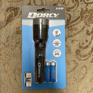 Dorcy Black LED Flashlight 60 Lumens New